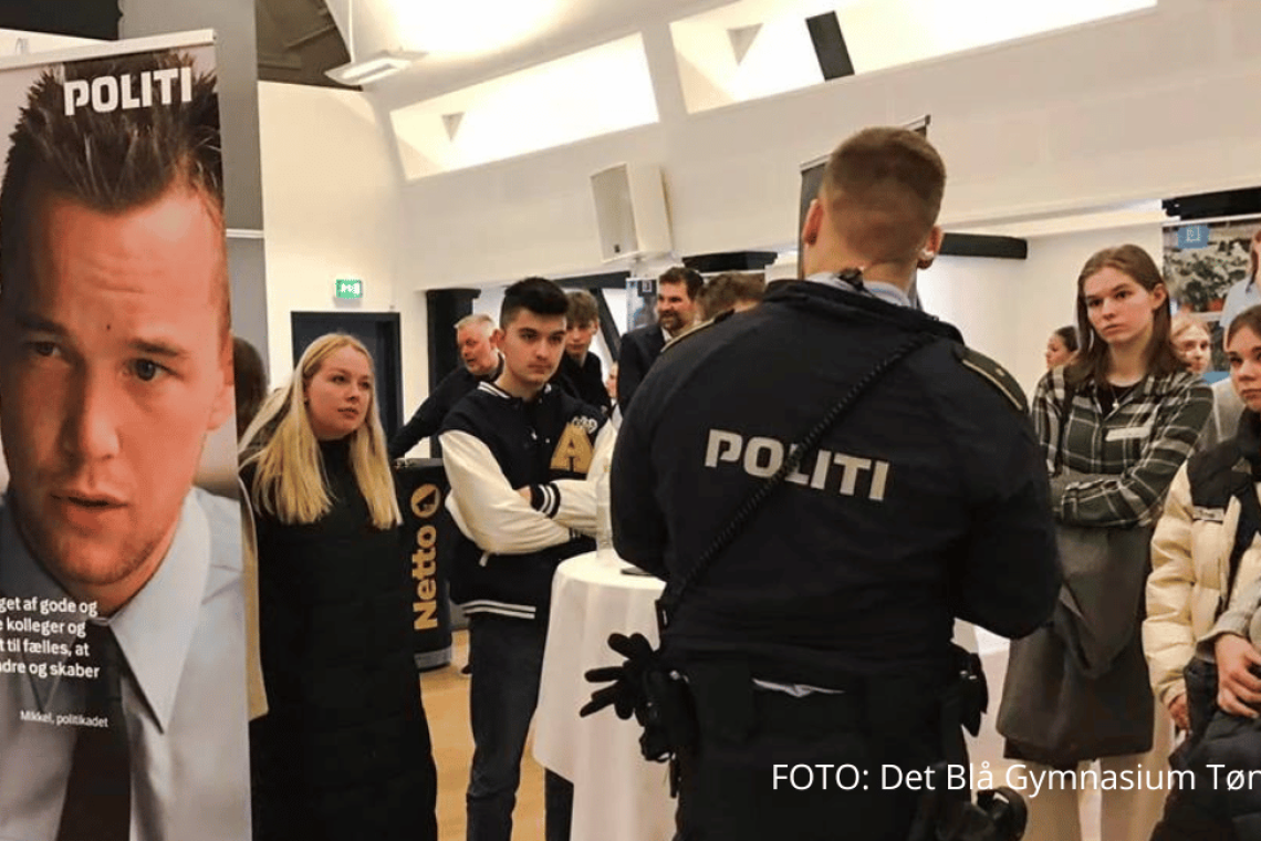 Jobinformationsmøde om Politiet på Det Blå Gymnasium/Tønder